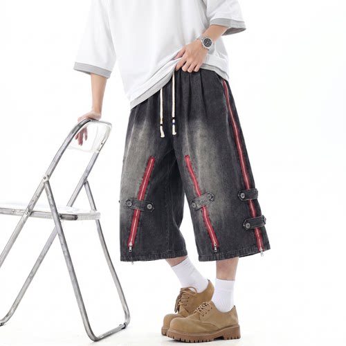 夏季男士七分裤宽松百搭短裤