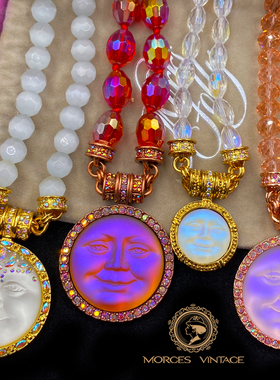 月亮面睡天使项链KirksFolly