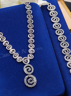 VintageJBK旋涡项链手链