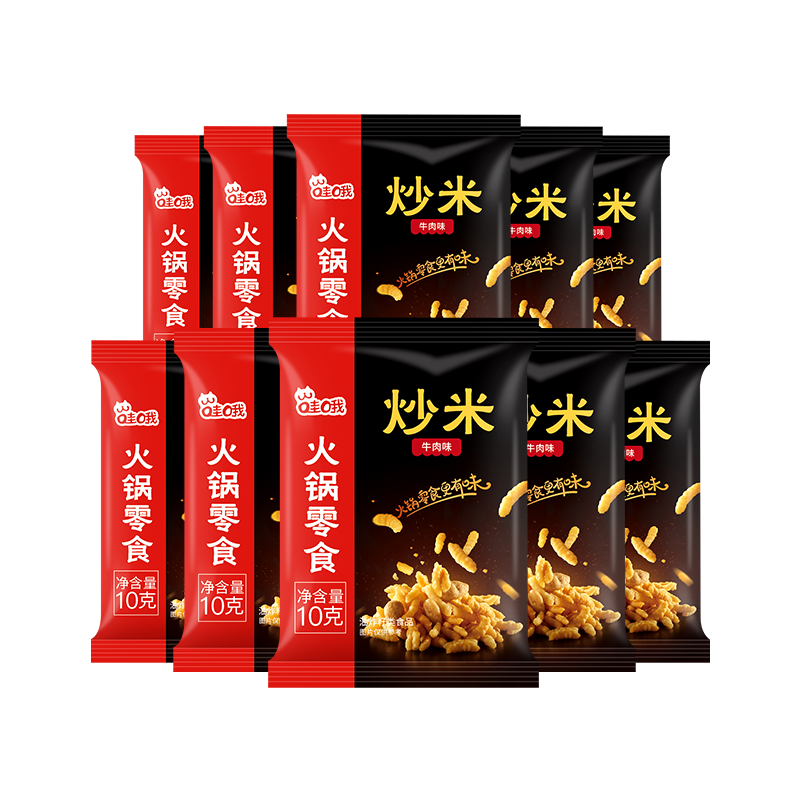 哇哦虎牙脆/锅巴/炒米网红小吃零食大礼包组合（共30包）|msdalam kategori makanan ringan/Nuts/Specialty, sotong/ikan kering/Bersedia untuk makan makanan laut, Bahawa makanan ringan ikan-makan - dari Buy2taobao.com untuk memberikan perkhidmatan ejen Taobao profesional membeli