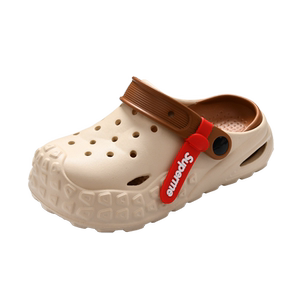 男童洞洞鞋夏季新款儿童拖鞋防滑男孩凉拖鞋中大童海边外穿沙滩鞋