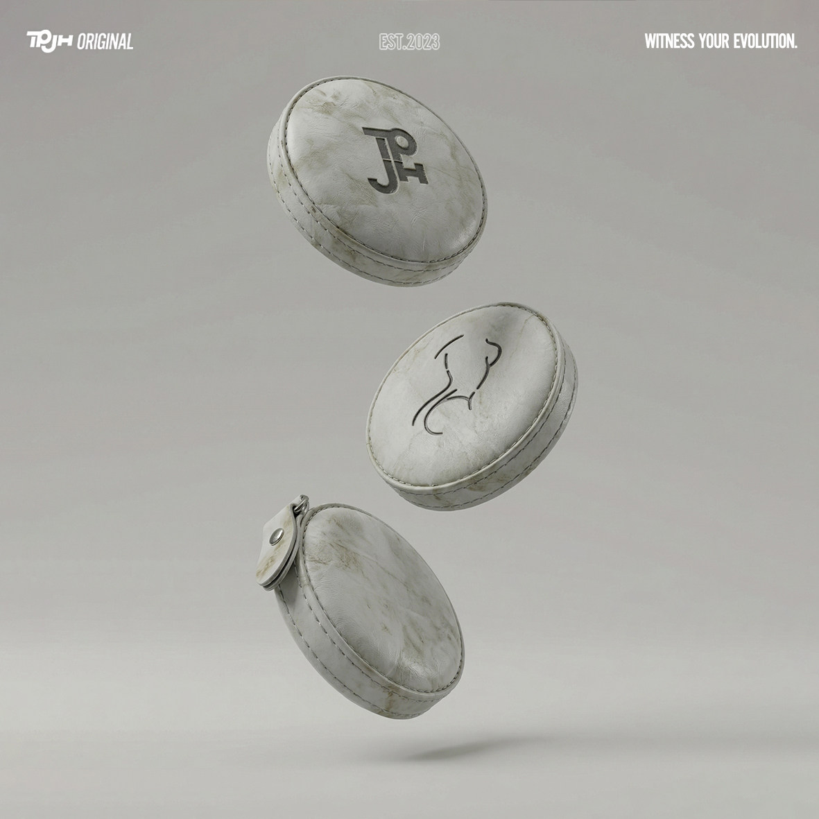 TPJH |三围健身尺手工制作便携腰围测量小皮尺卷尺健康皮尺耐磨