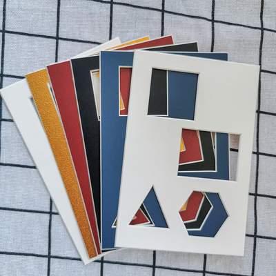 定制45度雕刻开孔异形切割卡槽纸