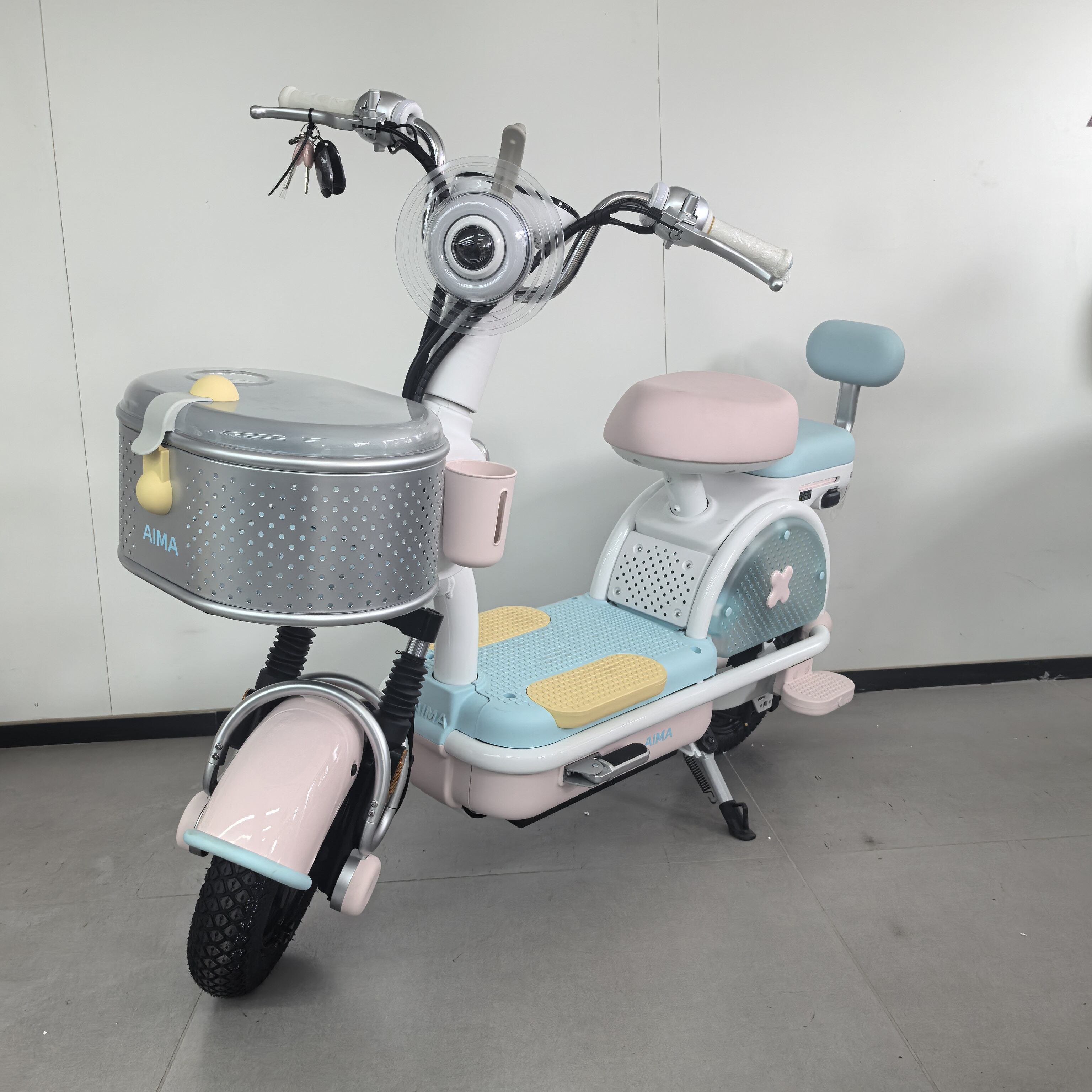 爱玛电动车元宇宙pony新款电玩风男女可爱踏板成人代步电动自行车