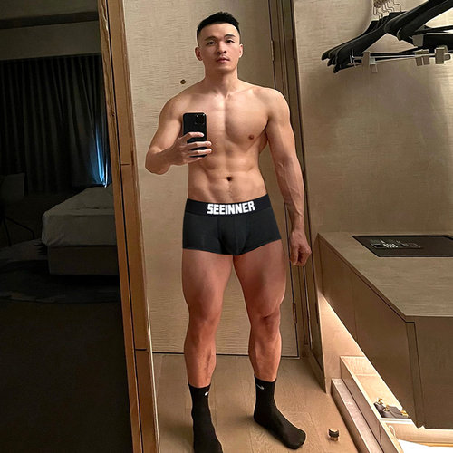 SEEINNER男士纯棉透气平角内裤