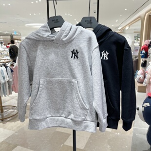 韩国直邮专柜代购MLB潮牌儿童连帽刺绣休闲运动卫衣26春新款0161