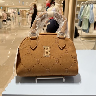 韩国代购MLB儿童时尚潮流暗纹25款手拎斜挎包DA5N