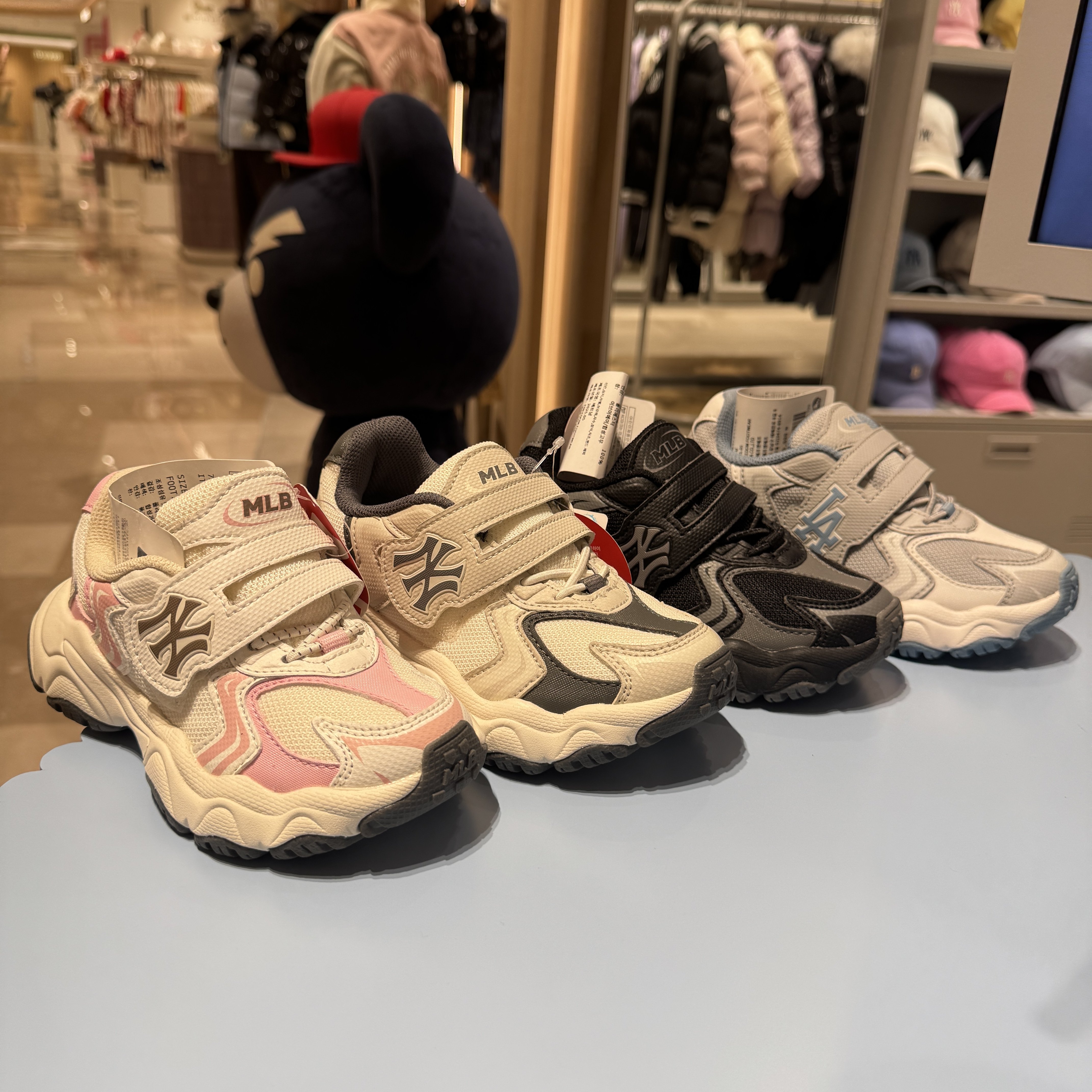 韩国代购MLB儿童时尚百搭休闲粘扣透气运动鞋老爹鞋25秋新款B75N,童鞋/婴儿鞋/亲子鞋,运动鞋,淘宝优惠券,粉丝福利购,淘宝优惠卷