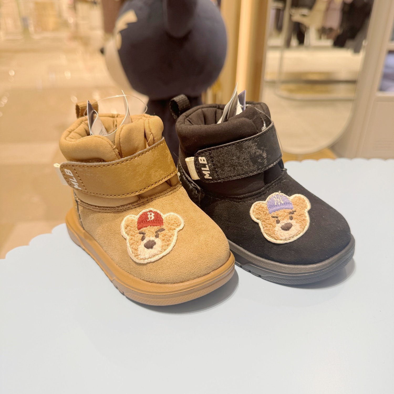 韩国代购MLB小童时尚小熊魔术贴保暖雪地靴棉鞋25秋冬新款2B56,童鞋/婴儿鞋/亲子鞋,运动鞋,淘宝优惠券,粉丝福利购,淘宝优惠卷