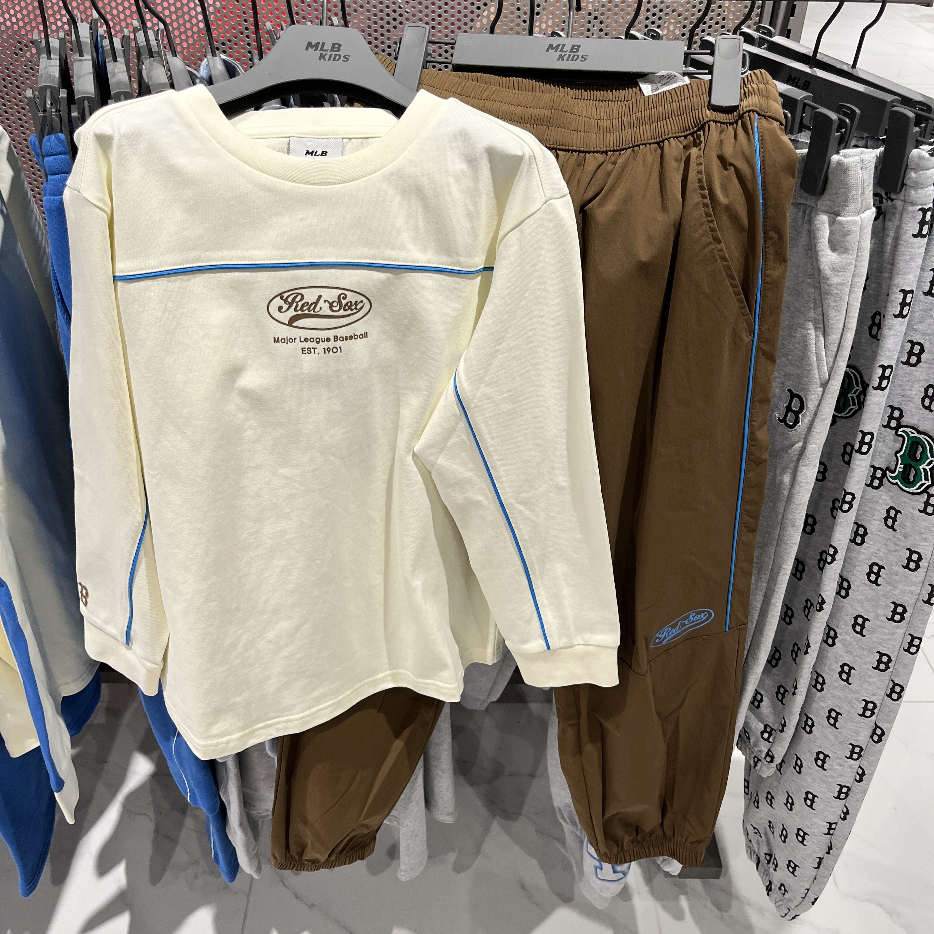 韩国代购MLB儿童卫衣套装折扣款0144,童装/婴儿装/亲子装,卫衣/绒衫,淘宝优惠券,粉丝福利购,淘宝优惠卷