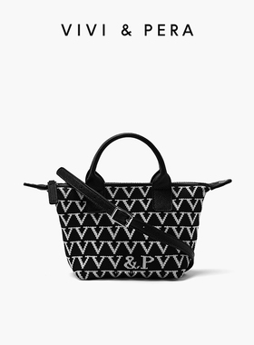 VIVI&PERA 2025新款斜跨小包小众设计手提包女休闲包单肩小饺子包