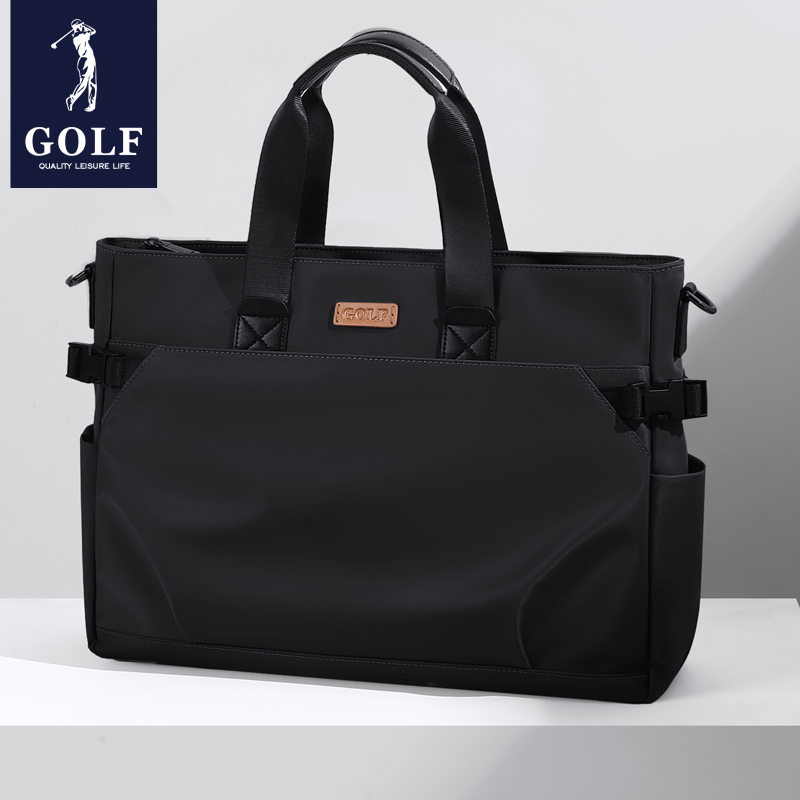 GOLF公文包男士商务休闲手提包15.6英寸笔记本电脑包单肩斜挎包
