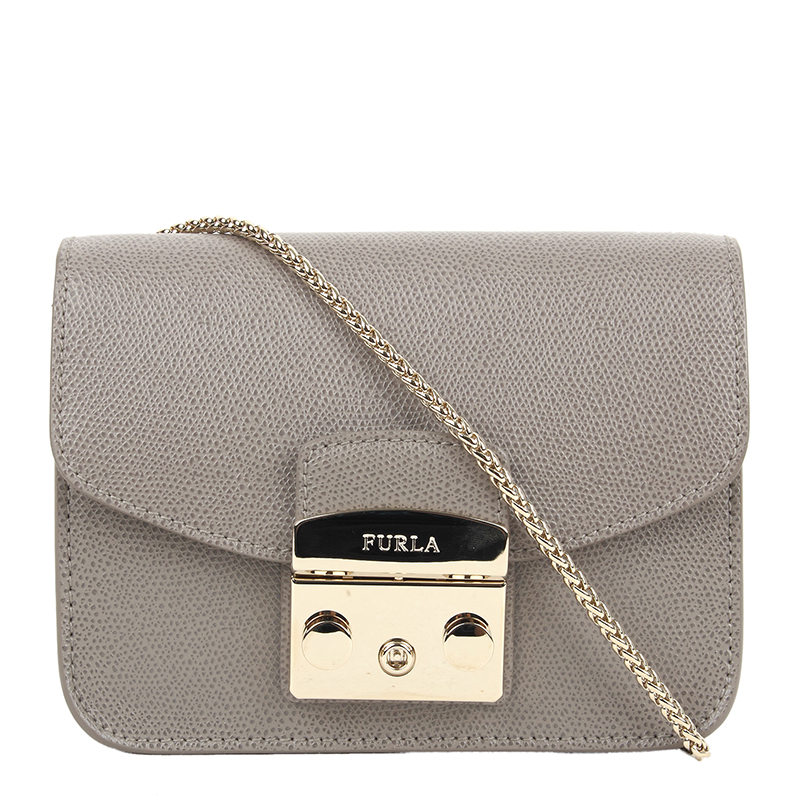 FURLA/ܽÀMETROPOLISţƤСºÅÁ´ÌõŮʿб¿æ°üС·½°ü