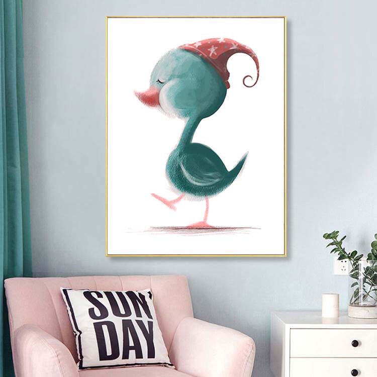 简单新手初学者十字绣2021新款小件线绣客厅餐厅丑小鸭自己绣手工