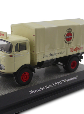 1/43 premium mercedes-benz lp911 warsteiner啤酒运输车合金车