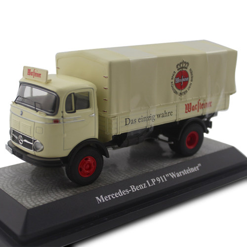1/43 premium mercedes-benz lp911 warsteiner啤酒运输车合金车