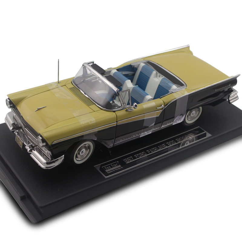 1:18 太阳星sun star 1957 ford 福特敞篷版 合金汽车模型