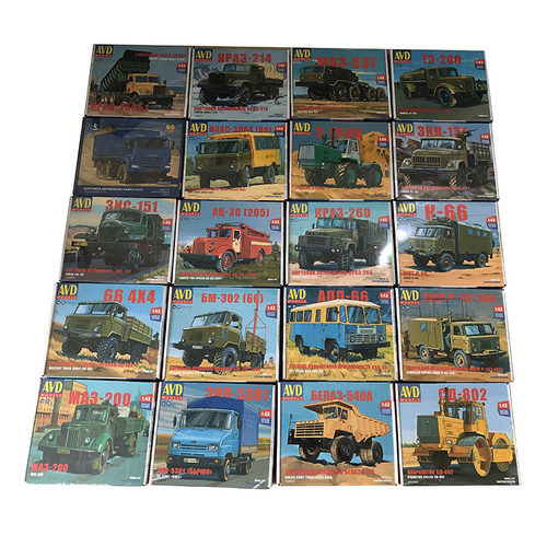 外贸卡玛斯合金拼装模型自卸车