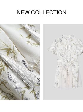 L1F28096新中式国风气质连衣裙