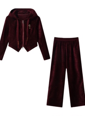 D3F58033新款休闲气质静奢套装-8033秋季秋冬冬季裤子