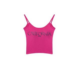 B5F20018休闲运动风字母印花吊带背心