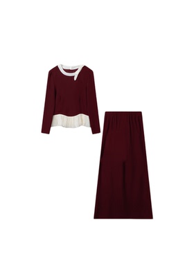 D6F30062新款时尚气质百搭小众套装-0062