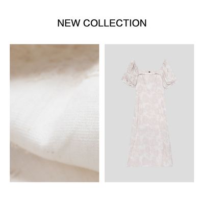 夏季泡泡袖优雅连衣裙 L3F28022