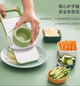 不锈钢多功能切菜器土豆丝家用切丝刨丝器切片护手擦萝卜厨房神器