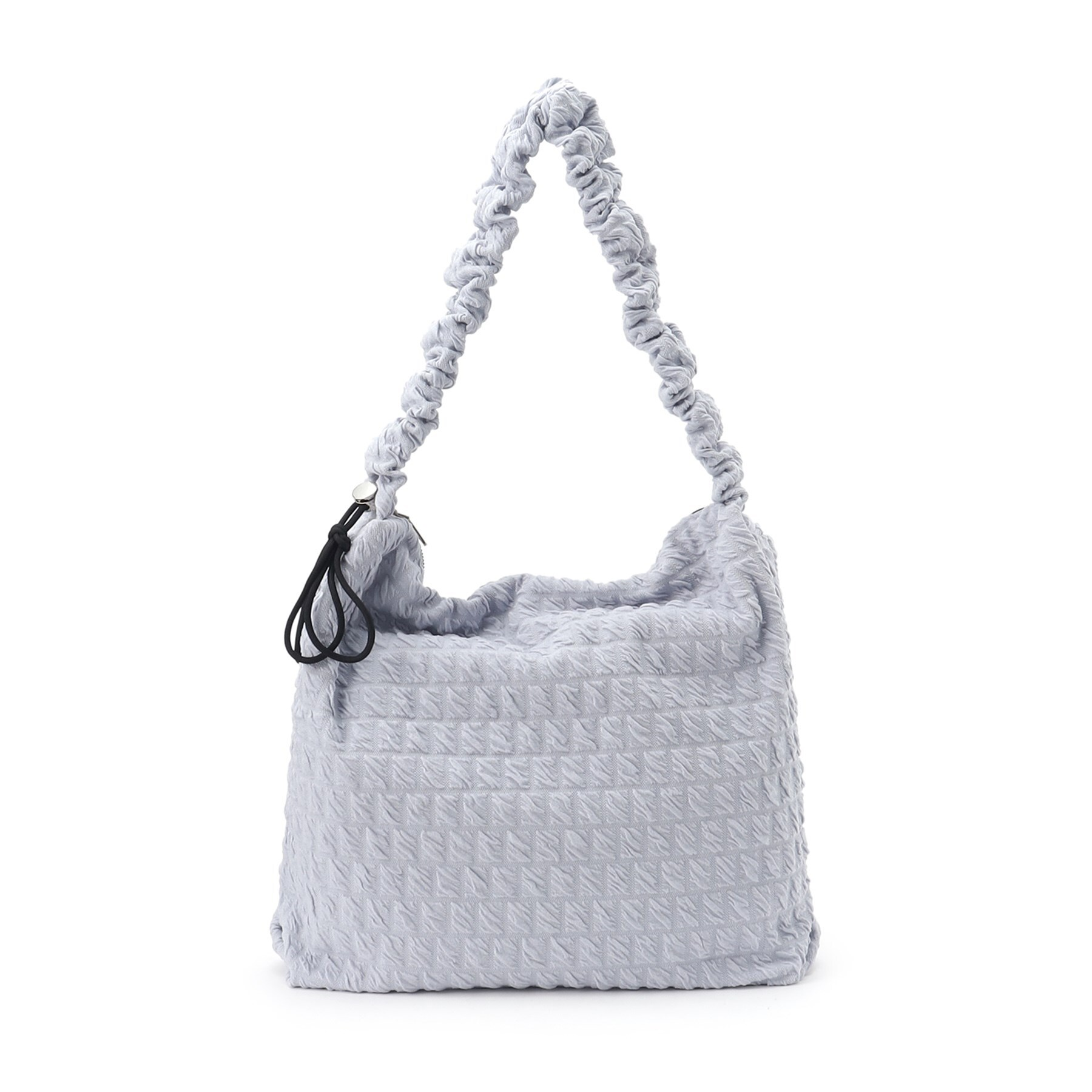 OPAQUE 2025 新款日本原单外贸手提单肩荷叶边手柄提花A4女包