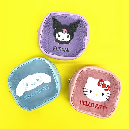 三丽鸥 日本原单外贸迷你化妆收纳包hello kitty