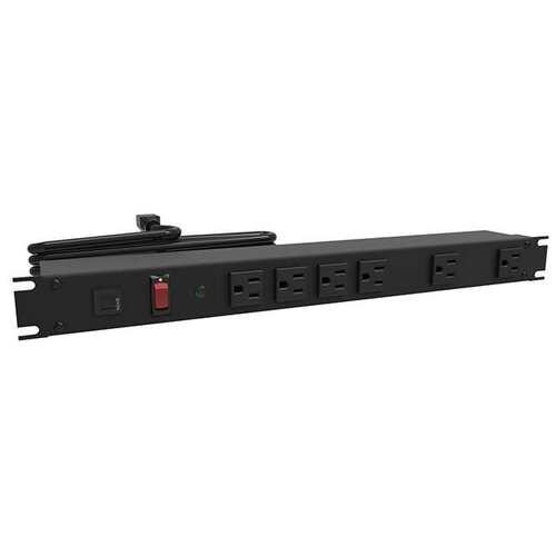 1582H6B1SBK【SURGE SUPPRESSR 6OUT 15'CORD】