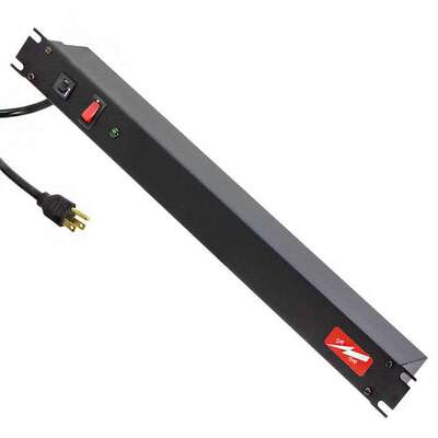 1583H6B1SBK【SURGE SUPPRESSR 6OUT 15'CORD BLK】
