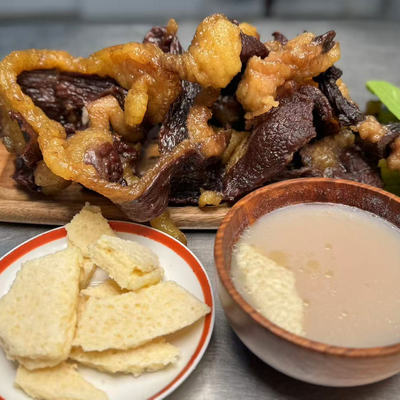 德戈都风干牛胸口500克加热吃