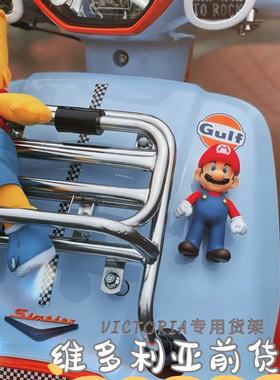 适用摩托车龙嘉维多利亚150si Sixties300前货架车头置物架书包架