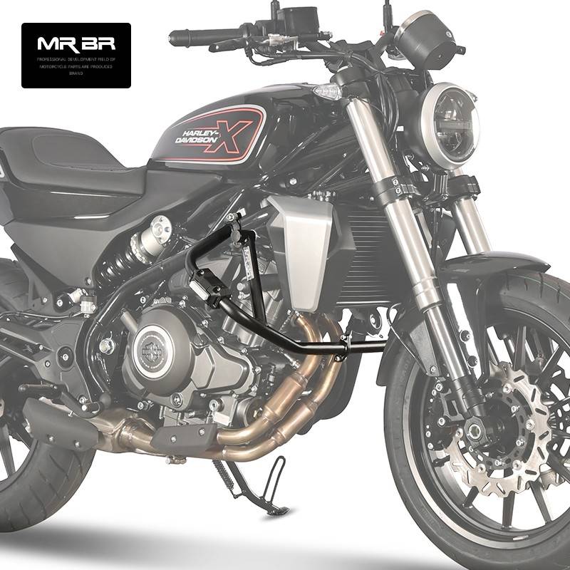 MRBR适配哈雷戴维森X350护杠保险杠防摔杠竞技杠水箱护网改装配件