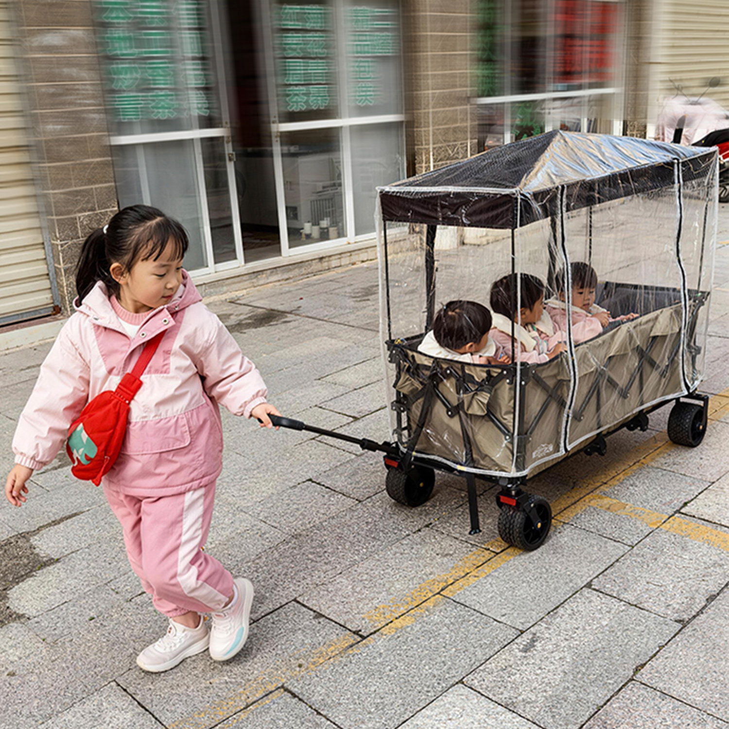 牧星人露营车儿童可躺可坐推车带雨棚户外折叠超大号聚拢款遮雨棚,户外/登山/野营/旅行用品,户外营地车,淘宝优惠券,粉丝福利购,淘宝优惠卷
