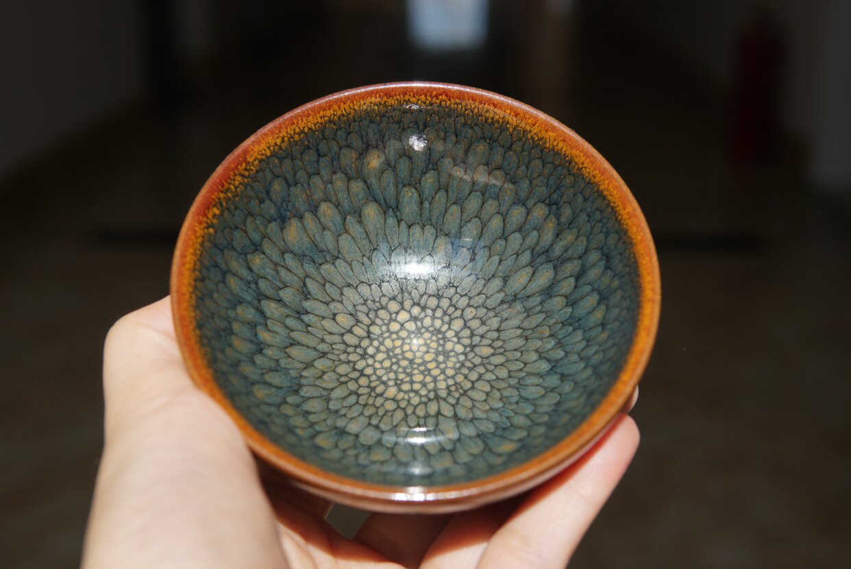 名家余旋鹧鸪斑建盏茶杯纯手工茶盏茶具高端品茗仿古主人单杯