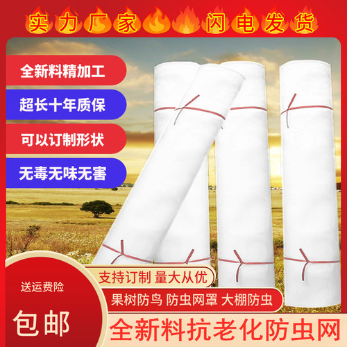 大棚防虫网抗老化加厚加密寿命长