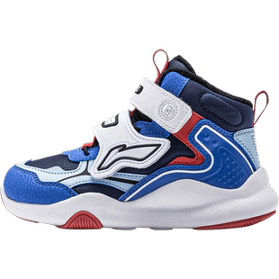 李宁小童加绒二棉鞋2025新款冬季男童鞋女童宝宝运动鞋加厚保暖鞋