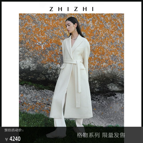 Демисезонное импортное трехмерное шерстяное шерстяное пальто