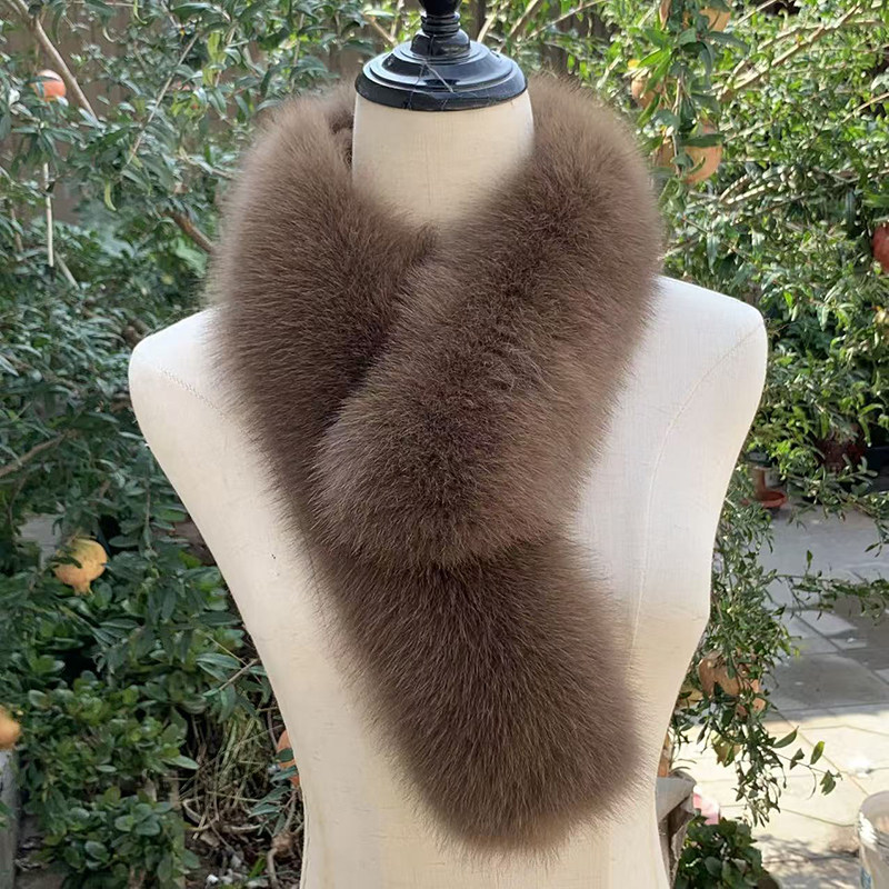 万源双面毛围脖真毛领狐狸毛围巾秋冬保暖百搭棕色獭兔毛内里,服饰配件/皮带/帽子/围巾,围巾/丝巾/披肩,淘宝优惠券,粉丝福利购,淘宝优惠卷