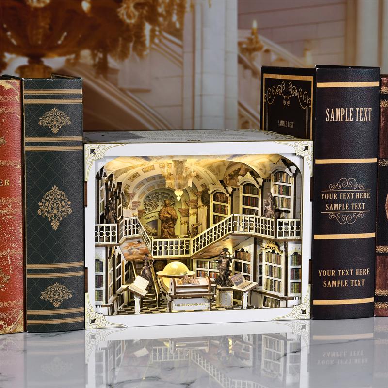 minicity礼物木质拼装模型玩具