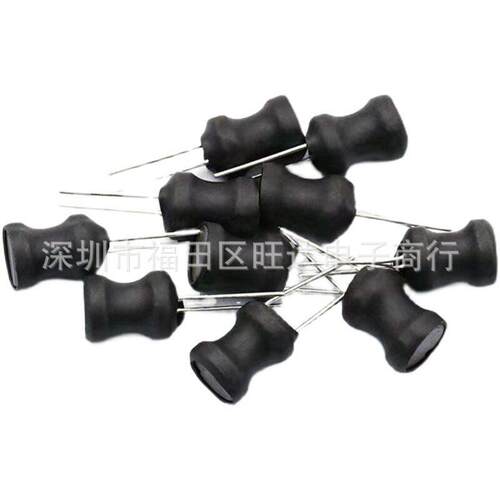 工字电感6*8560/680/820UH1mH1.2MH插件工字型绕线线圈电感器