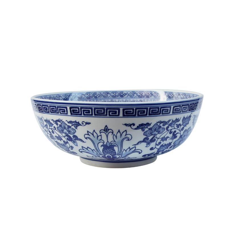 新中式水仙瓶盆大碗酸菜鱼复古插花花器陶瓷大盆客厅装饰品摆件