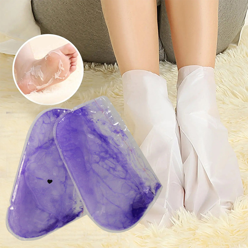 Foot Wax 一对装脚部护理脚膜巴拿芬热蜡足膜美容石蜡去死皮角质