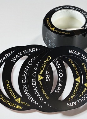 wax collars for wax pot美容热蜡机防污圈纸方形圆形防脏圈10片