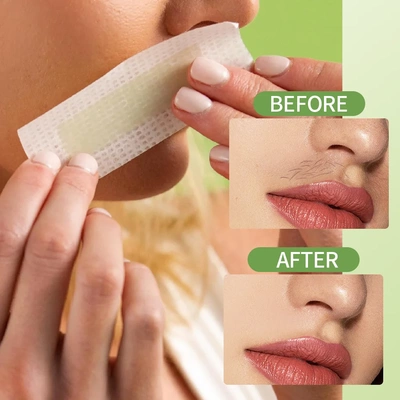 蜡纸除腋下腿毛私处阴毛脸部唇毛