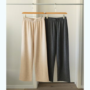 意大利BC 9000+ 宽松廓版 康赛妮AURORA 100%山羊绒 女士休闲裤