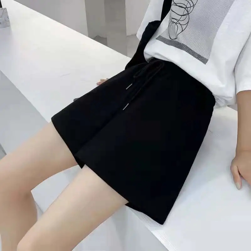 韩版运动裤运动风下衣失踪短款4分纯棉外穿跑步三分休闲ins风裤子