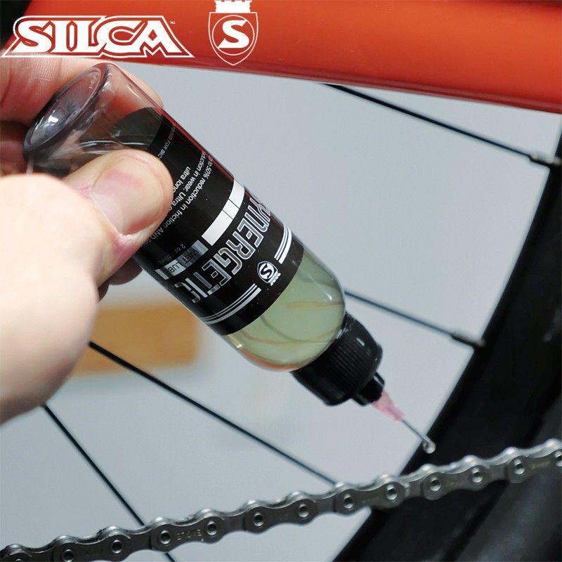SILCA SYNERGETIC 油基湿性链条油自行车润滑油保养耐久防水静音